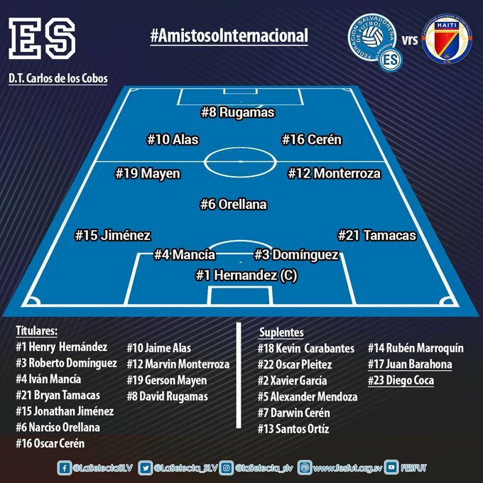 D8FSt1KWsAAb9 q - El Salvador derrota a Hait&iacute; y ya son 5 victorias consecutivas.