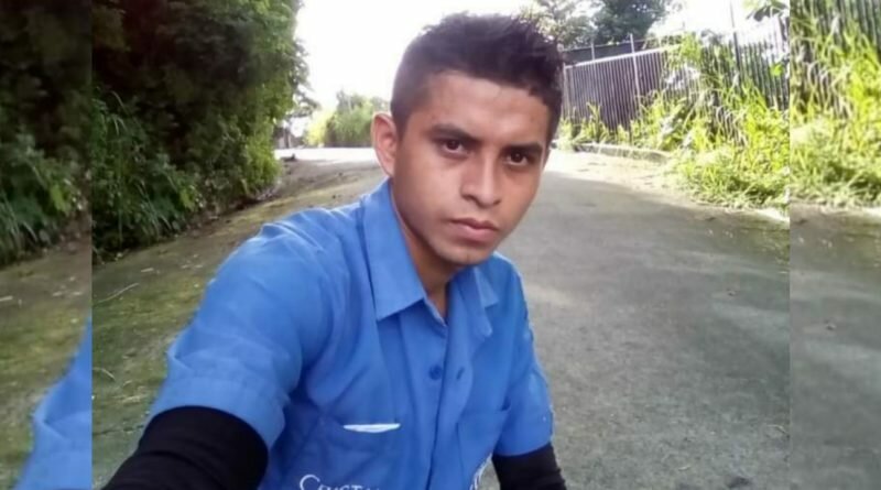 Piden ayuda para encontrar a Luis Ángel, empleado de Agua Cristal que pasaba por paso desnivel en Apopa.