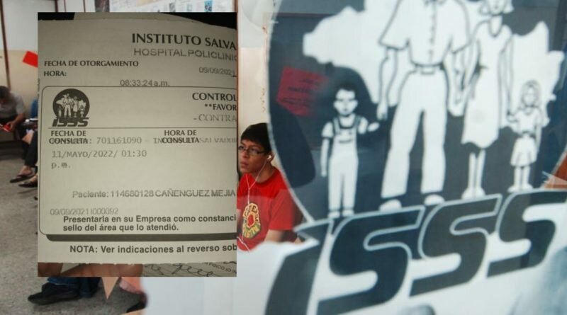 Le dejan cita para el 11 de mayo del 2022 en el ISSS, usuaria pide cambios en el Seguro Social.