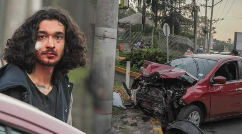 Joven en estado de ebriedad provoca accidente en Panamericana, cerca del Canal 12, Antiguo Cuscatlán.