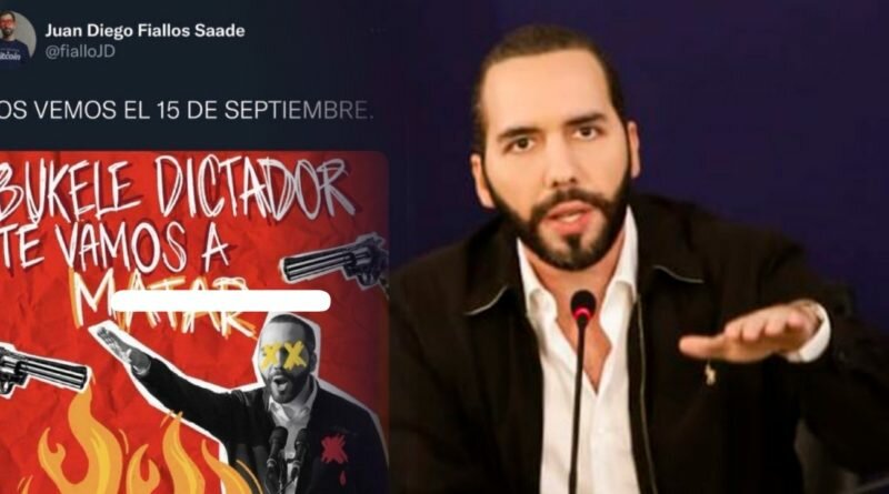 PicsArt 09 14 05.15.43 800x445 - Ala radical amenaza de muerte a Nayib Bukele a través de las redes sociales.