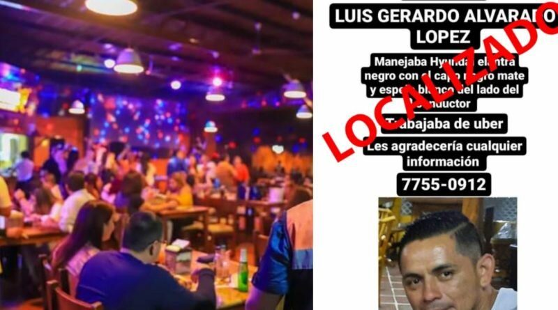 Conductor UBER no estaba desaparecido, tenía tres días tomando con sus amigos.