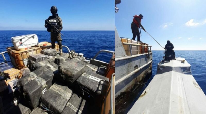 Nuevo golpe al narcotráfico, Fuerza Naval incauta $103 millones de dólares en droga.