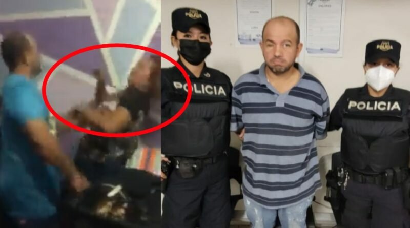 FGR y PNC actúan de oficio y lo capturan por golpear a su esposa y que su hijo lo denunció en redes.