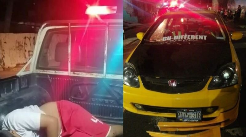 Menor atropellado en Perulapía después de ser golpeado por automóvil modificado.