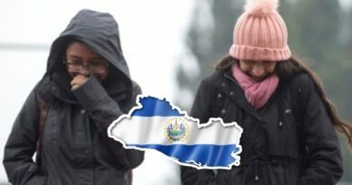Anuncian entrada de Frente Frio a El Salvador con vientos de hasta 70 KMH.