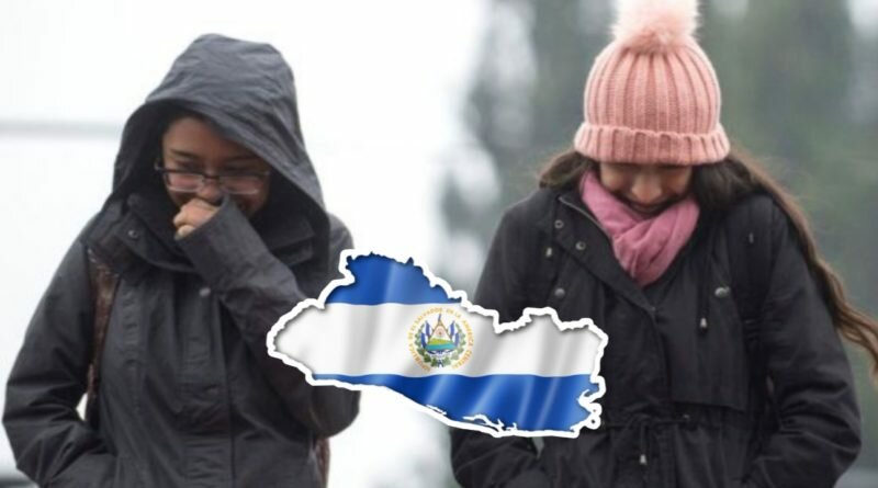 Anuncian entrada de Frente Frio a El Salvador con vientos de hasta 70 KMH.