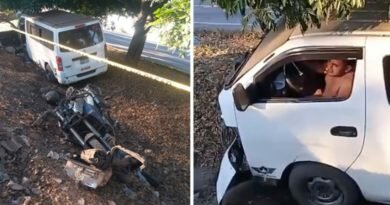 “El juicio ya viene, arrepientan se con Jehova”, dice microbusero después de chocar con motociclista.