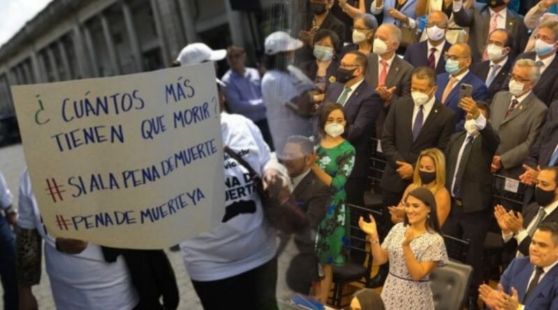 Dos diputados ofrecen su firma para ingresar pena de muerte a plenaria legislativa.