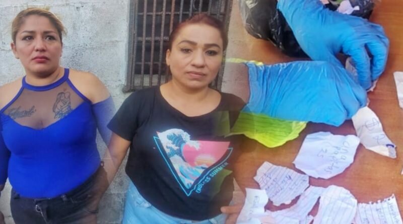 Capturan a mujeres de mareros que andaban cobrando la renta a comerciantes de San Marcos.
