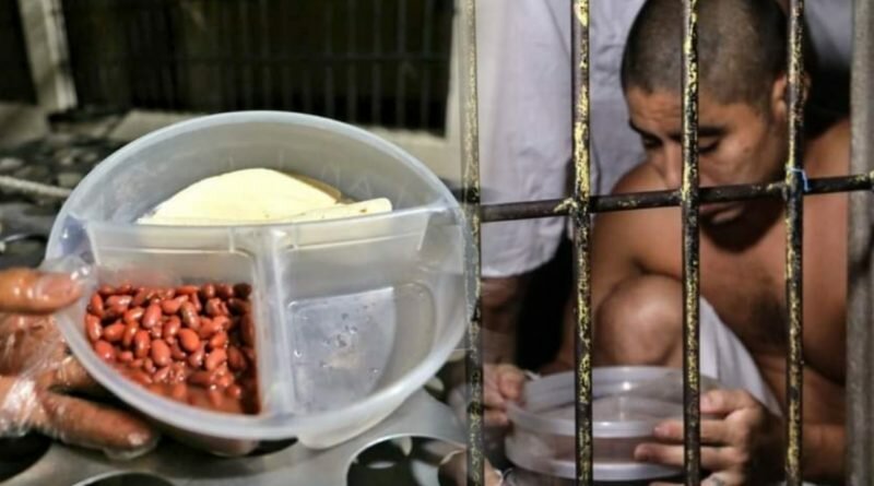 Nayib lo cumple, pandilleros capturados reciben lo mínimo de alimento para que aprendan que la cárcel no es hotel.