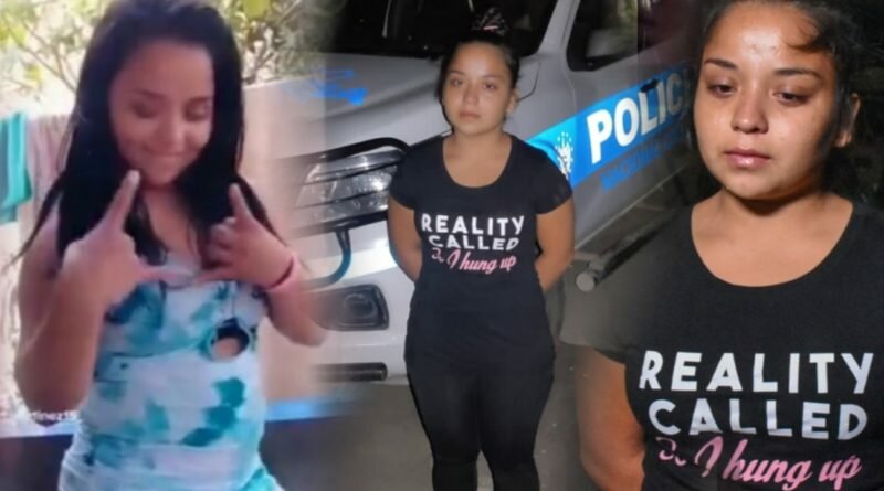 Pandillera tiktoker se mostró muy arrepentida por los videos que hizo y ahora su captura en Metapán.