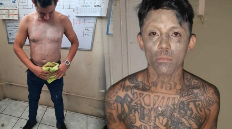 Pandilleros huyeron a Guatemala y se colocaron maquillaje de mujer para borrar tatuajes en cara y cuerpo.
