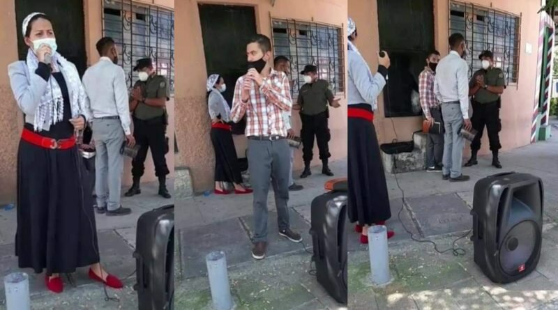 Denuncian a grupo de feligreses evangélicos que irrumpian el descanso de pobladores en Ayutuxtepeque.