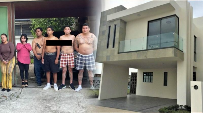 Capturan a pandilleros que se ocultaban en una exclusiva Residencial de Antiguo Cuscatlán.