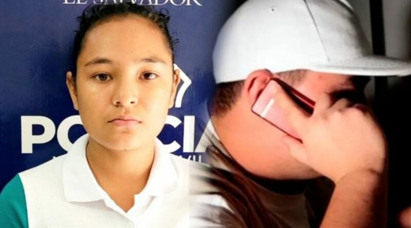 Katherine, la joven que ayudaba a extorsionar a sus propios vecinos en San Miguel.