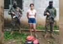 Capturan a jaina de pandilleros que iba a dejar comida para la ranfla en Ciudad Arce.