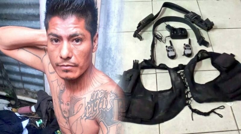 Capturan a pandillero que tenía equipo tecnológico y táctico en San Martín.