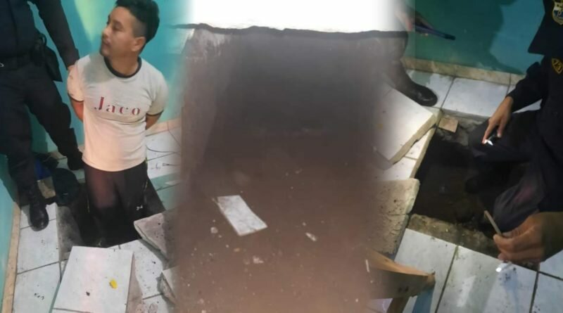 Había hecho una cueva en su vivienda, pero gracias a denuncia le cayó la ley.