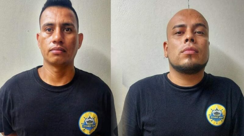 Capturan a dos pandilleros que se hacían pasar como empleados de discoteca en Opico.