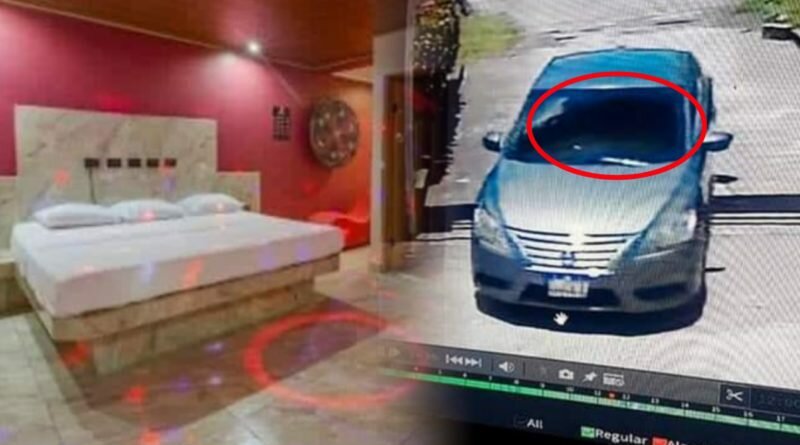 Exponen a pareja que se llevó televisor de 35 pulgadas de Motel en Sonsonate.