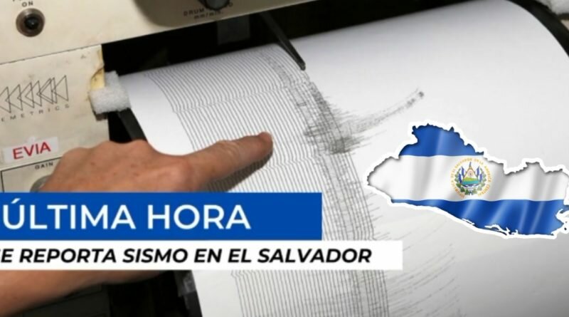 Sismo de más 5 grados fue sentido esta noche en varios puntos de El Salvador.
