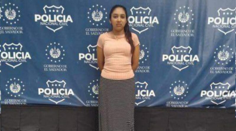 Capturan a mujer que colaboraba con la MS para recolectar el dinero de la extorsión en Ilopango.