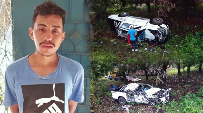 Conductor en estado de ebriedad, impacto en un árbol dejando a dos personas lesionadas