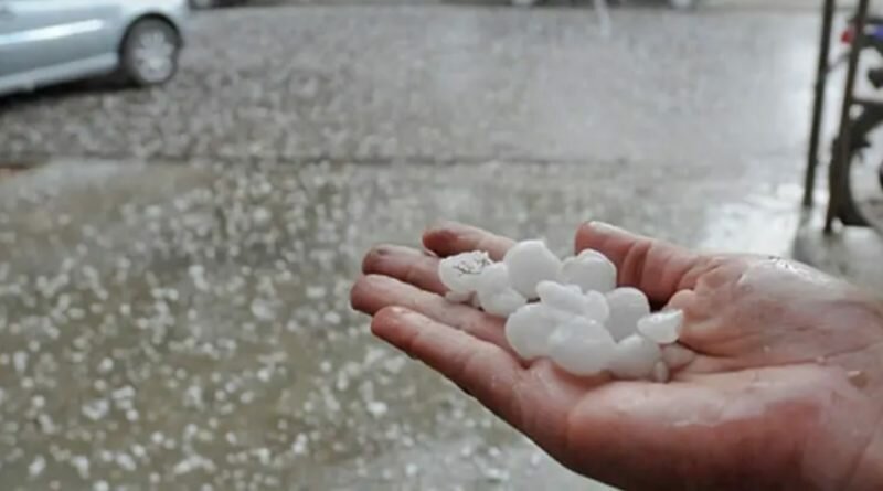 Advierten lluvias con caída de granizo para la noche de este lunes en varios puntos del país.