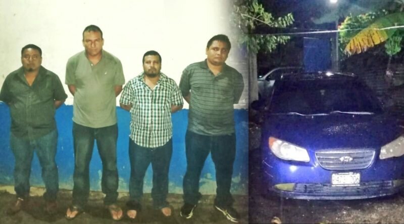 La PNC capturo a los responsables del homicidio que se registro el día de ayer en Santa Ana